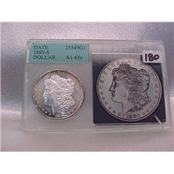 Morgan $ 1880S Accugrade