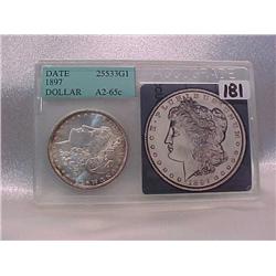 Morgan $ 1897 Accugrade