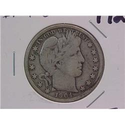 Barber Half 1904S