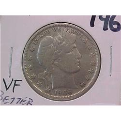 Barber Half $ 1906-O