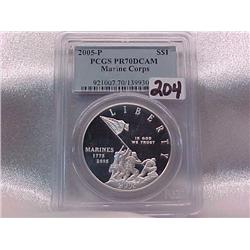 Commemorative 2005P Marine Corps $