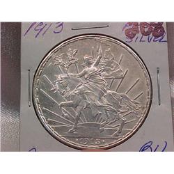 Mexico 1913 Silver Peso