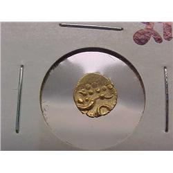 Gold 1850's India Fanam