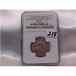 Germany 1740 Silver 1/6 Thaler