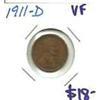 Image 1 : RARE DATE 1911 D LINCOLN WHEAT CENT
