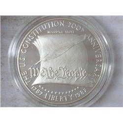 1987 US CONSTITUTION US SILVER DOLLAR