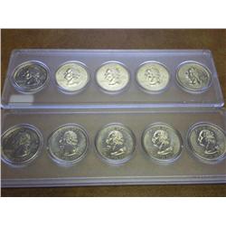 2-1999-D STATE QUARTER SETS (UNC)