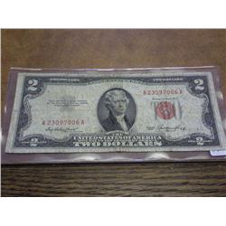 1953 $2 RED SEAL NOTE