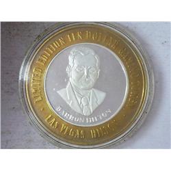 HILTON CASINO $10 SILVER TOKEN (UNC)