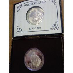 1982-D/S WASHINGTON HALVES (UNC & PROOF)