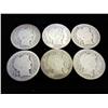 Image 1 : 6 ASSORTED BARBER DIMES