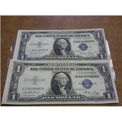 2-1935-E $1 SILVER CERTIFICATES (CRISP)