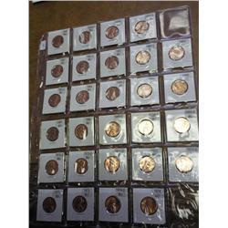 1959-74 UNC LINCOLN CENTS (AS SHOWN)