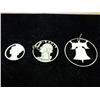 Image 1 : 3 CUT OUT COINS (AS SHOWN)