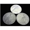 Image 2 : 3-1922-S PEACE SILVER DOLLARS