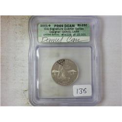 2001-S RI SIGNATURE SERIES QUARTER