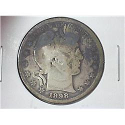 1898-O BARBER HALF DOLLAR