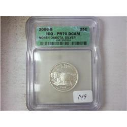 2006-S SILVER ND QUARTER ICG PR70DCAM