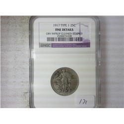 1917 TYPE I STANDING LIBERTY QUARTER