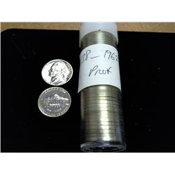 38 1962 JEFFERSON NICKELS PROOF