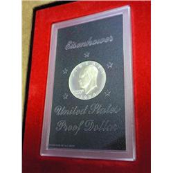 1974-S IKE SILVER DOLLAR PROOF (BROWN PACK)