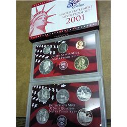 2001 US SILVER PROOF SET (BETTER DATE)