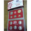 Image 2 : 2001 US SILVER PROOF SET (BETTER DATE)