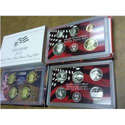 2007 US SILVER PROOF SET 14 COINS