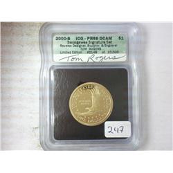 2000-S SACAGAWEA SIGNATURE SERIES ICG PR69DCAM
