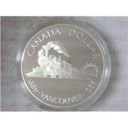 1986 CANADA VANCOUVER $ PROOF .3750 OZ. ASW