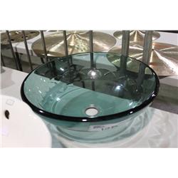 GLASS HANDWASHING SINK