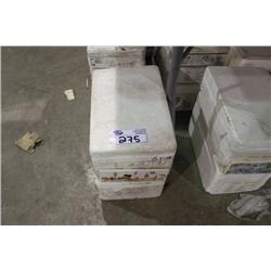 2 BOXES OF DECORATIVE WALL TILES