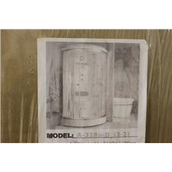 COMPLETE SHOWER STALL WITH CONTROLS