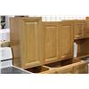 Image 3 : 13 PIECE BEECH KITCHEN CABINET SET