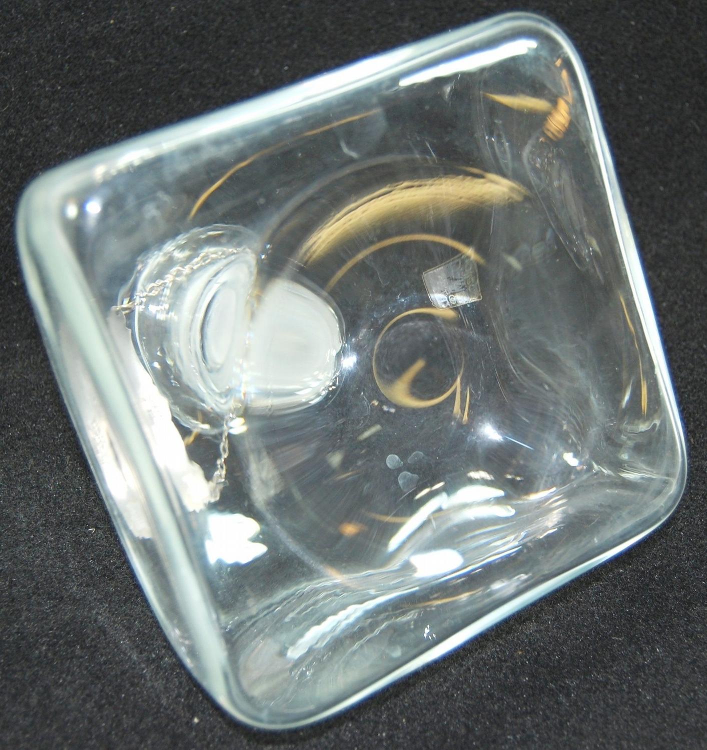 Royal Leer Dam Crystal Decanter Set, w/ Pewter Tags, Williamsburg