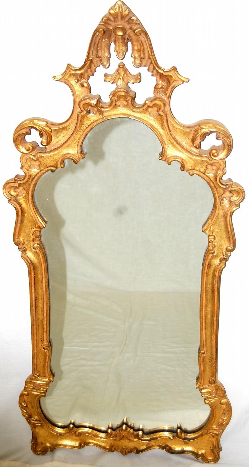 Antique La Barge Gold Leafed Ornate Mirror