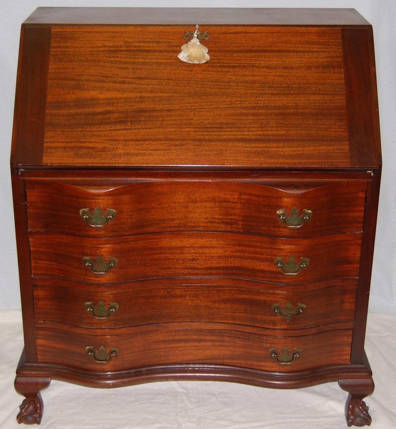 Antique Maddox Colonial Reproductions Secretary Desk