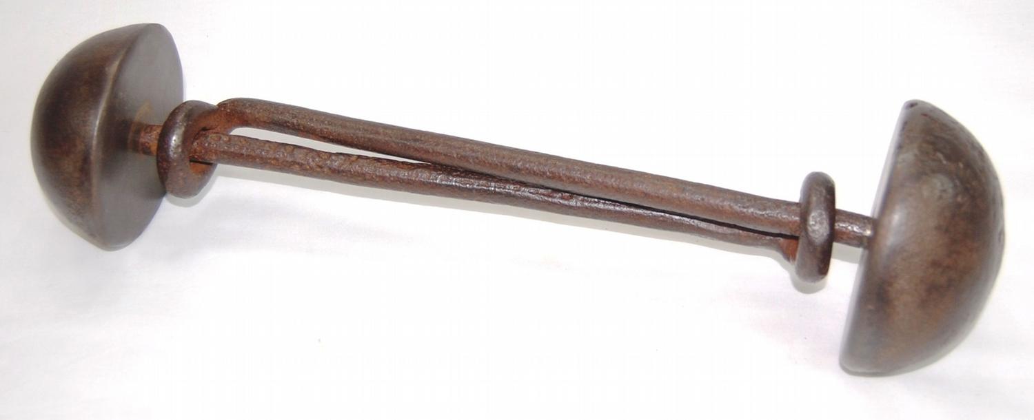 Revolutionary War Expandable Bar Shot Rare Antique Cannon Bar Shot