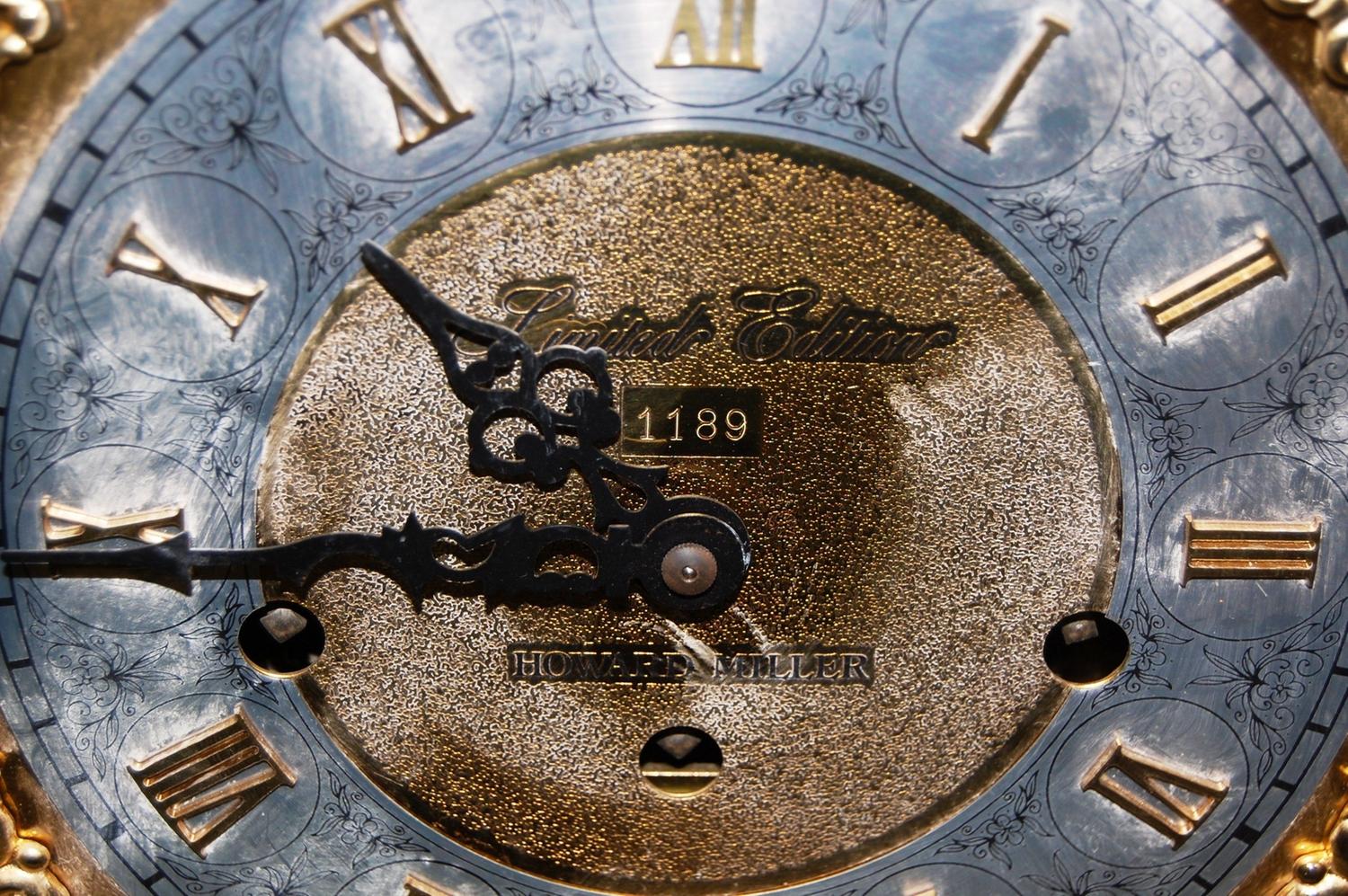 Vintage Howard Miller Mantel Clock, Limited Edition, Cherry Case