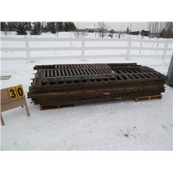 24- 12" x 10' conveyor rollers (alvey)