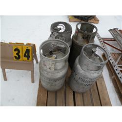 4 fork lift tanks