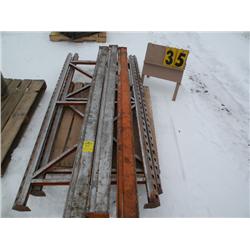 1 section pallet rack