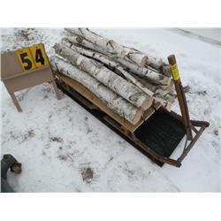 sleigh w/wood