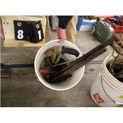 bucket of tools