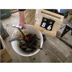 bucket of misc tools