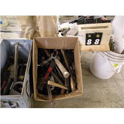 box of assorted tools