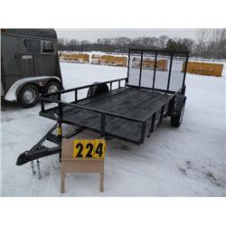 2010 J&W 61/2' x 12' tralier VIN# 5E5US1217AL001857