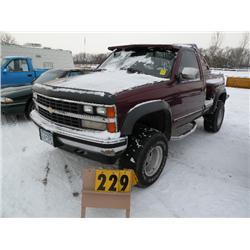 1989 Chev 1500 Z71 pickup VIN# 1GCDK14K8KZ210289