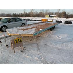 home made 8 1/2' x 26' trailer