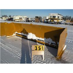 14' snow pusher for wheel loader
